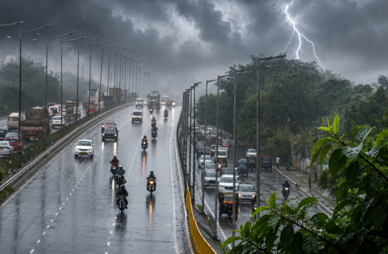 Heavy Rainfall Triggers Red Alert in Six Districts of Odisha