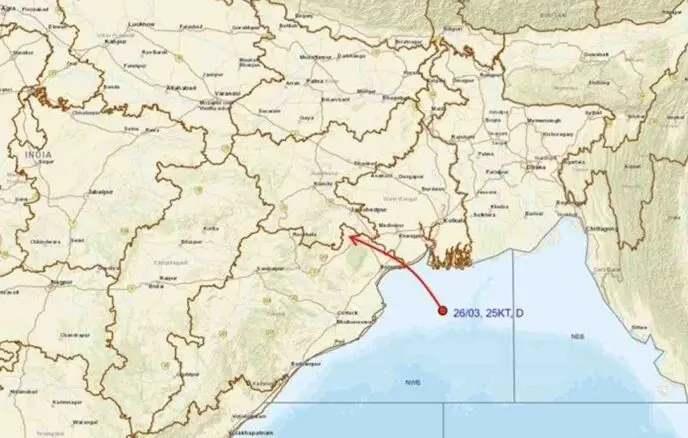 Depression Set to Strengthen and Impact Odisha Coast by Tomorrow Afternoon; Nine Districts on High Alert