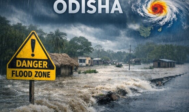 Heavy Rainfall and Flooding in Odisha Due to Slow-Moving Low-Pressure System