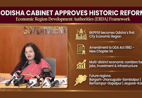 Odisha Cabinet Approves Major Economic Regions; BKPPER to Be State's Initial Integrated Growth Corridor