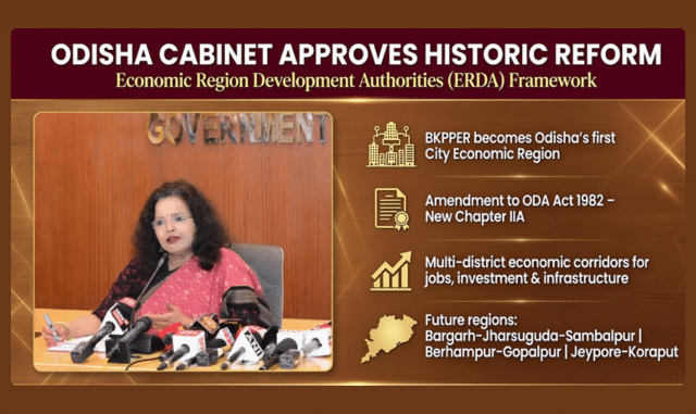 Odisha Cabinet Approves Major Economic Regions; BKPPER to Be State's Initial Integrated Growth Corridor