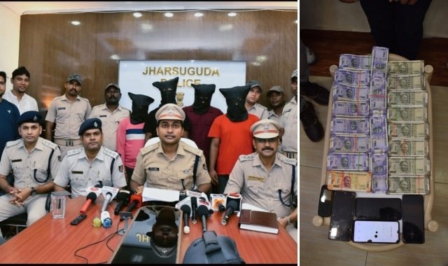 Jharsuguda Police Uncover Fabricated Dacoity Scheme, Four Arrested