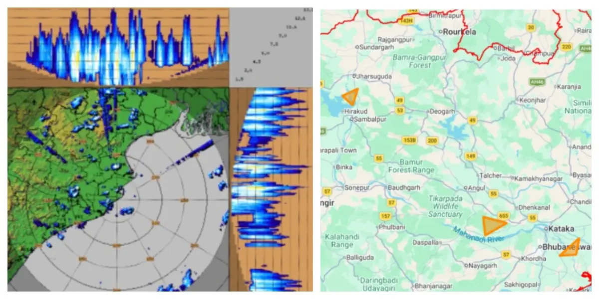 Severe Weather Expected in Bhubaneswar and 13 Other Odisha Districts This Evening