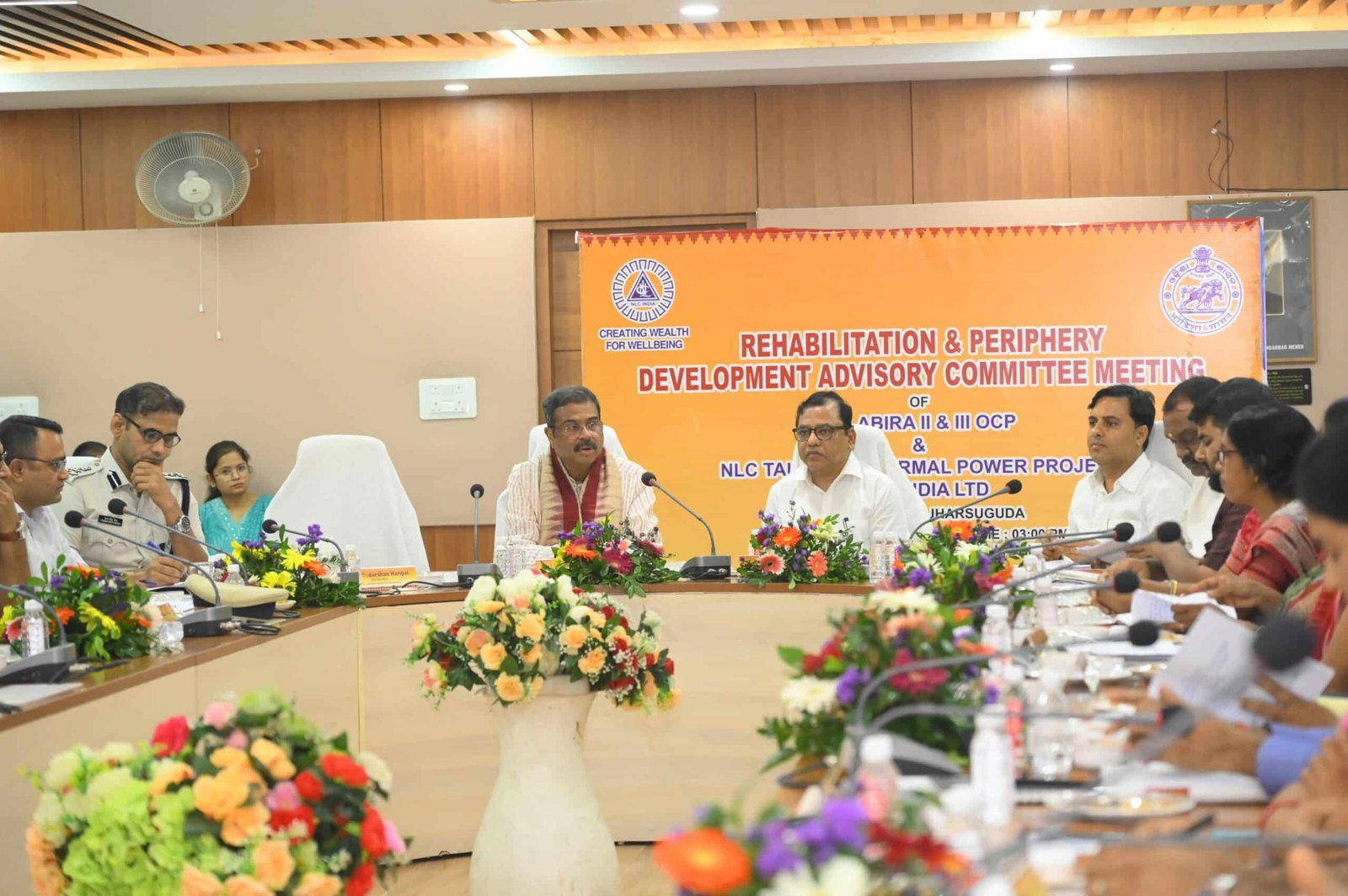 Dharmendra Pradhan Advocates for Local Community Interests at NLC Project Meeting